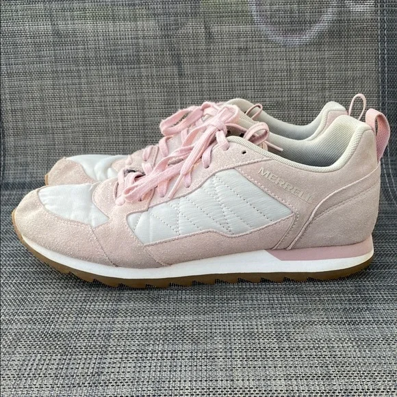 Merrell Alpine Women's Pink and White Sneakers Lace-up Women’s Size 10 - Picture 3 of 15